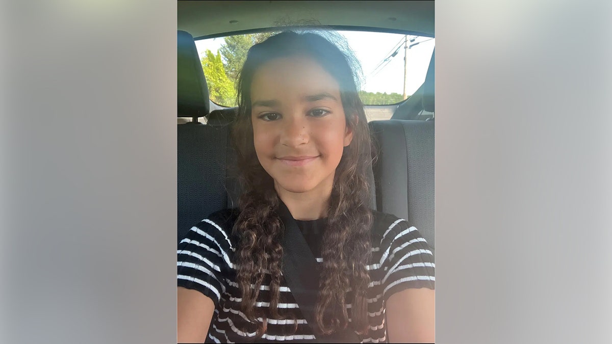 Una selfie muestra a Melina Galanis Frattolin