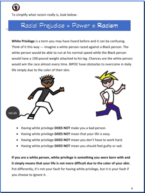 una escuela primaria de dc hace que los ninos de cuatro anos identifiquen a los miembros racistas de su familia durante el club de la lucha contra el racismo