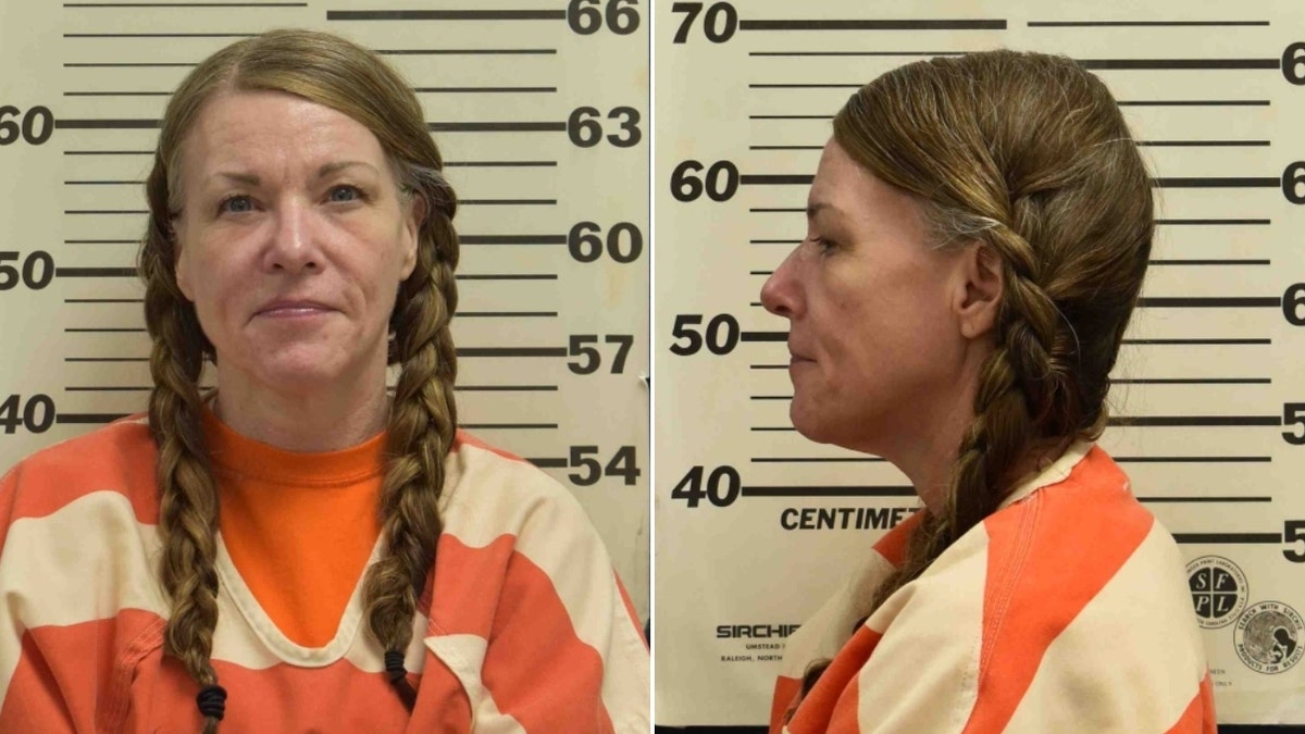 Foto policial de Lori Vallow y foto policial de perfil