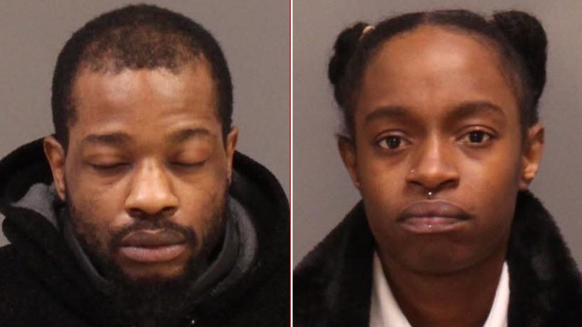 Fotos policiales de Dominique Bailey, de 28 años, y Kevin Spencer, de 30