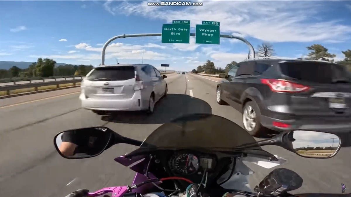 Motociclista en Colorado