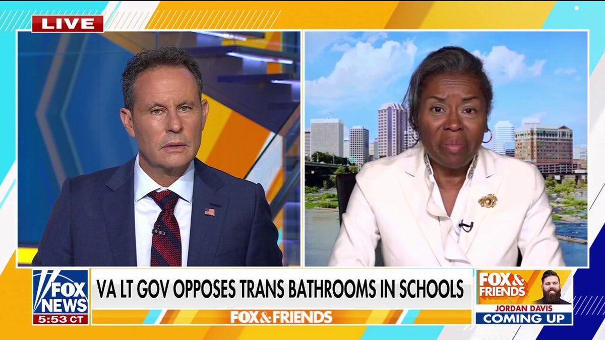 Va. El vicegobernador Winsome Sears en " Fox & Friends."