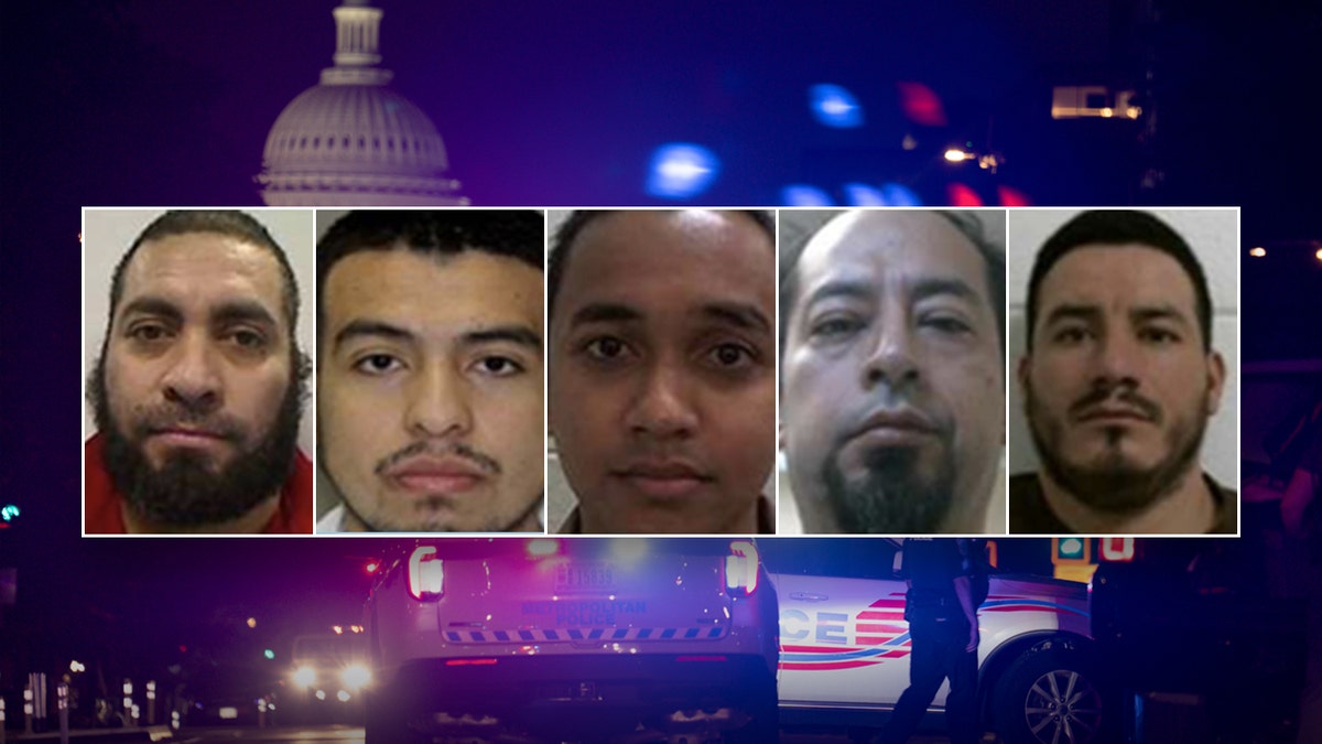 inmigrantes ilegales arrestados en Washington dc en medio de la represión del crimen de trump